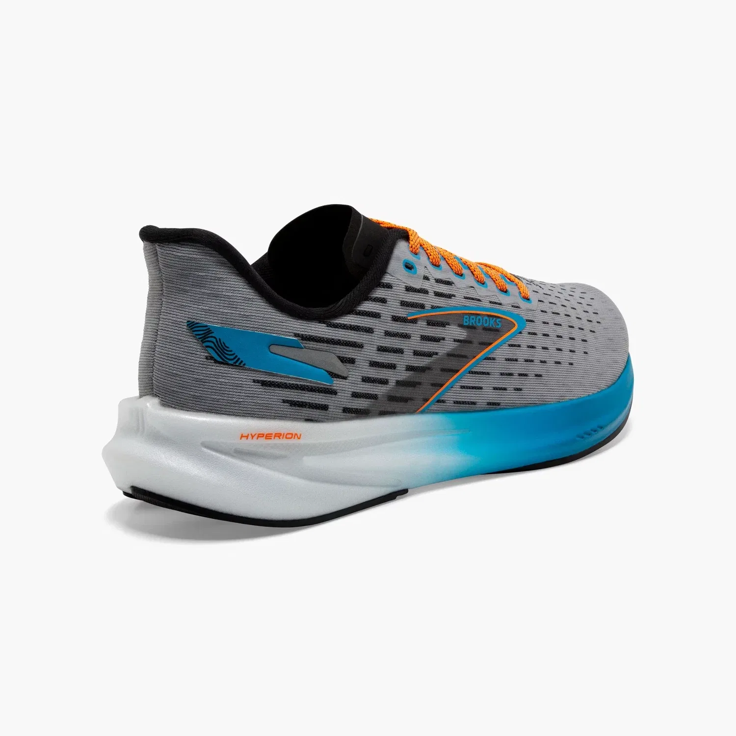 Мужские кроссовки Brooks Hyperion 110407-1D-020 серого цвета, цвета "атомный синий" — фото 4
