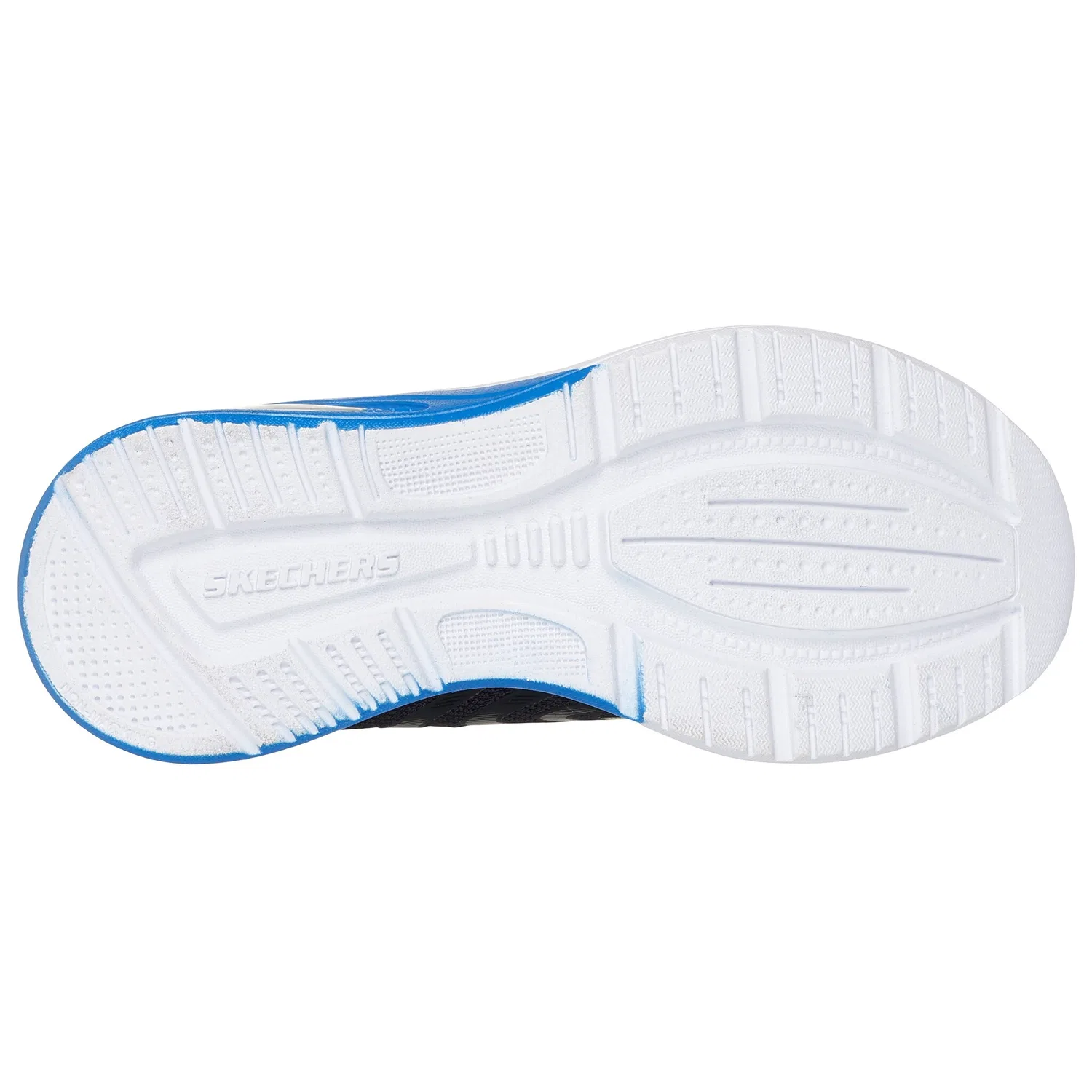 Детские кроссовки с воздушной подушкой Skechers MICROSPEC MAX ADVANCE, Black/Blue/Lime — фото 3