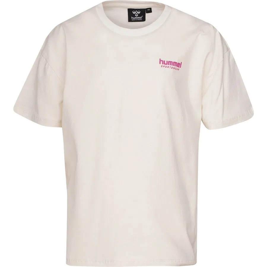Детская футболка с коротким рукавом Hummel Luz T-Shirt S/S, Экрю — фото 2
