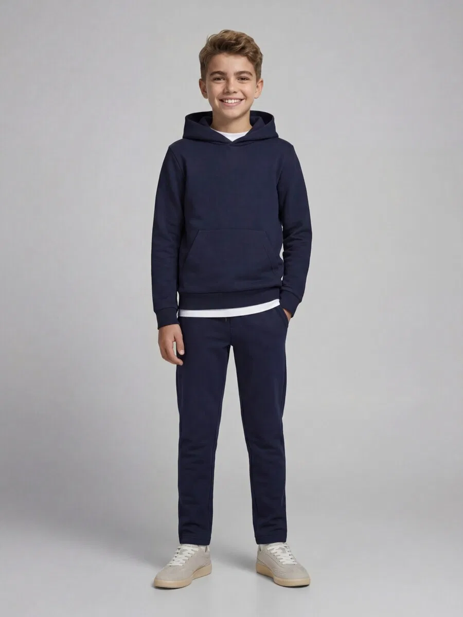 Брюки JJ Rebel Regular Pants 'JREBCREST' темно-синего цвета — фото 3