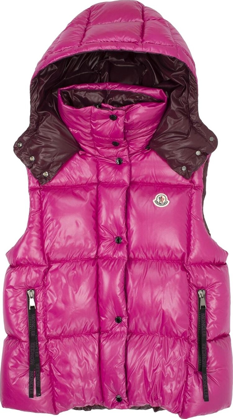 

Пуховик Moncler Luzule Oversized Puffer Vest 'Fuchsia/Berry', розовый