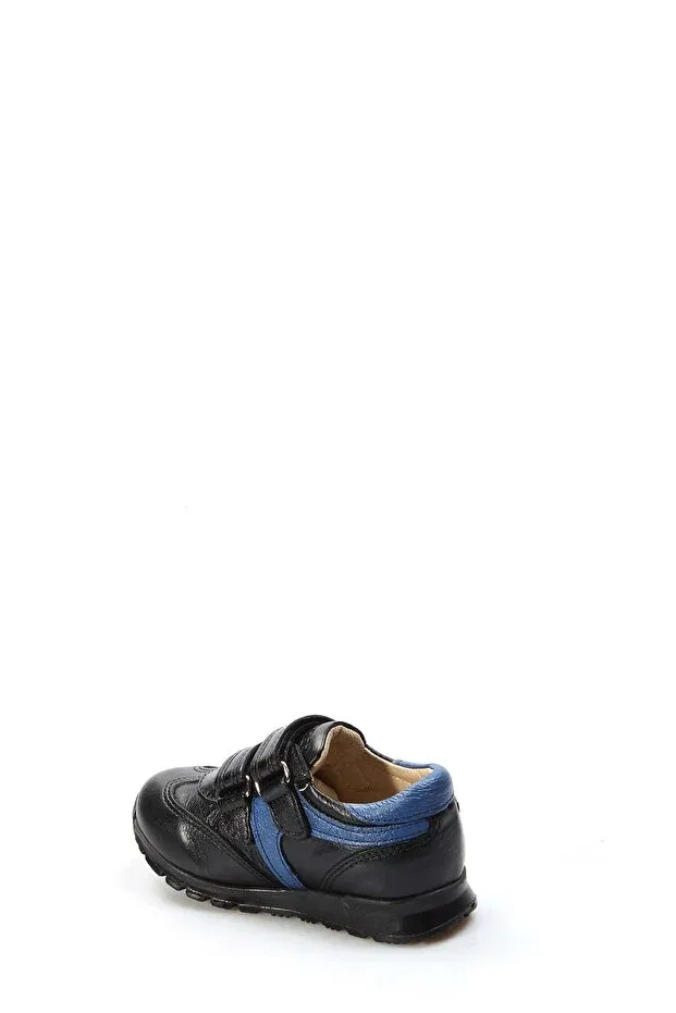 Детские туфли для девочек кожаные Fast Step, Black Blue — фото 2