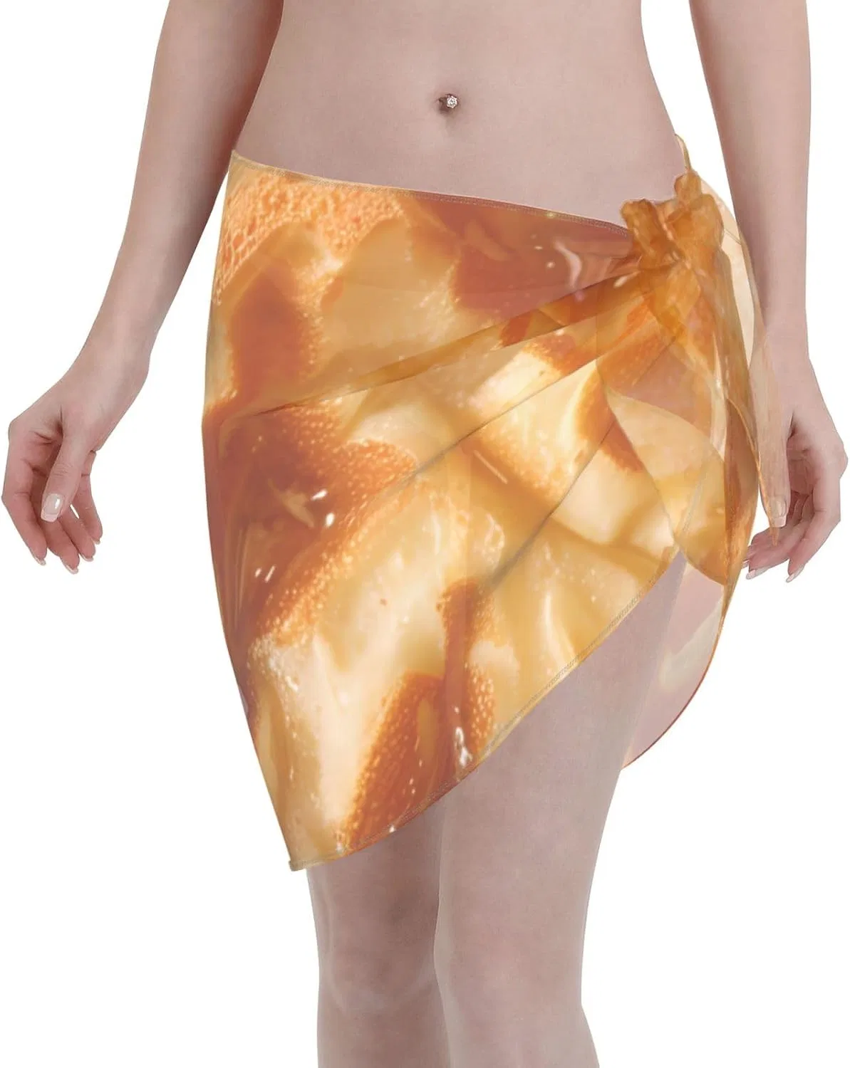 Женский пляжный саронг с принтом арбуза, Polyester, Texture 11