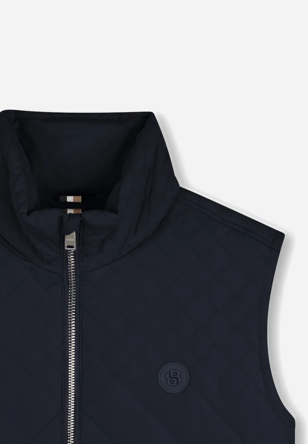 Doudoune sans manches - жилет Boss Kidswear, Bleu Cargo — фото 3