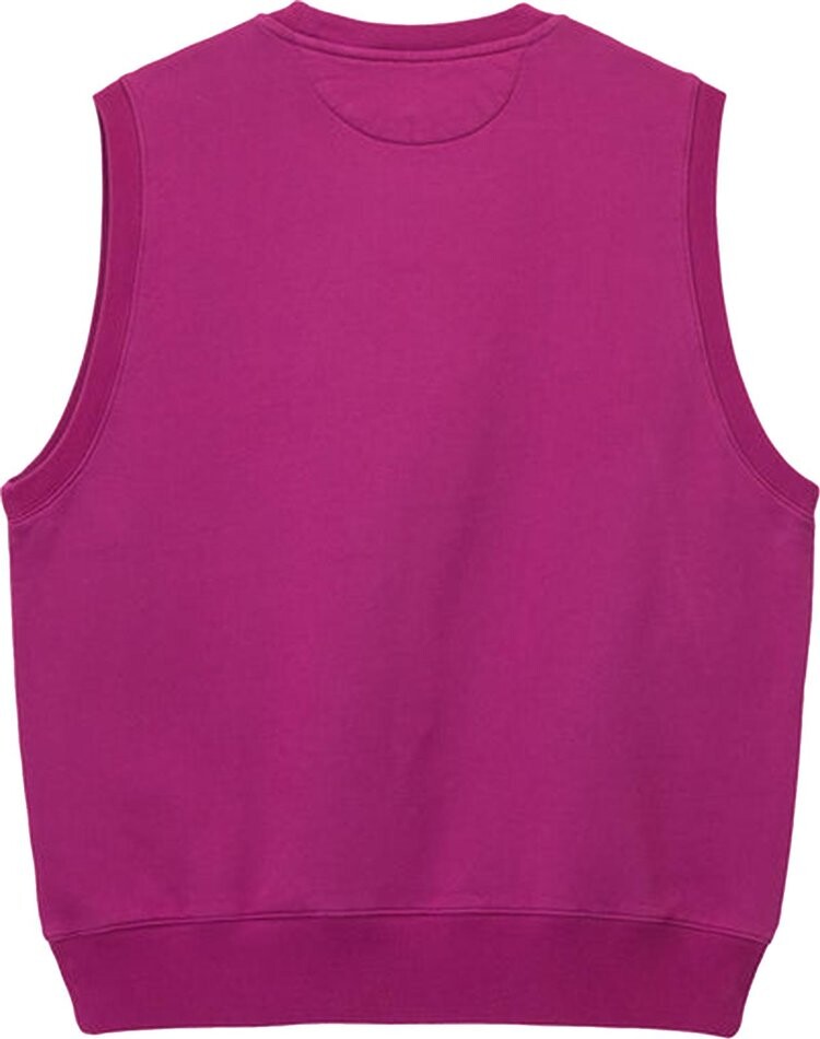 Жилет Stussy Ss-Link Fleece Vest 'Magenta', розовый — фото 3