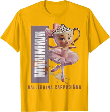 

Футболка Cappuccina Ballerina Gen Z, золотисто-желтый