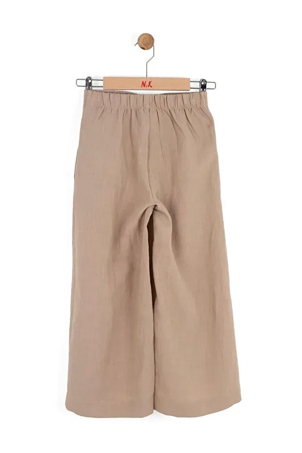 Детские брюки для девочек широкие Beren Nk Kids, Mink — фото 2