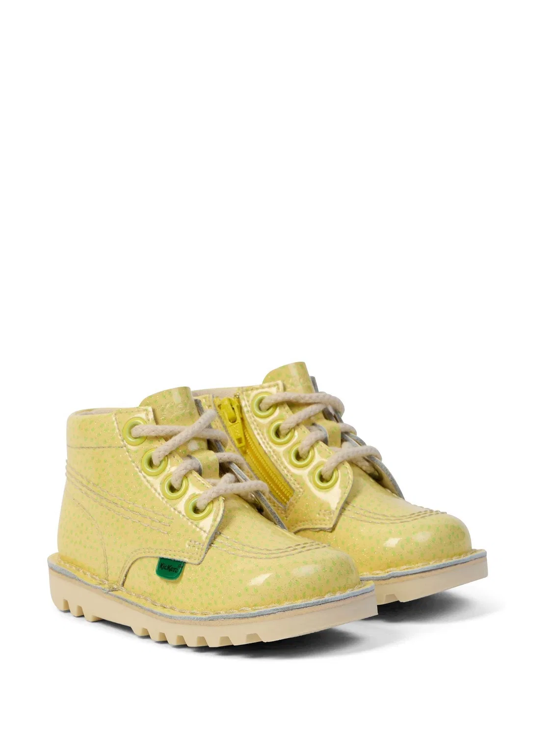 Ботинки Kickers Strawberry Kick Hi, детские, желтые
