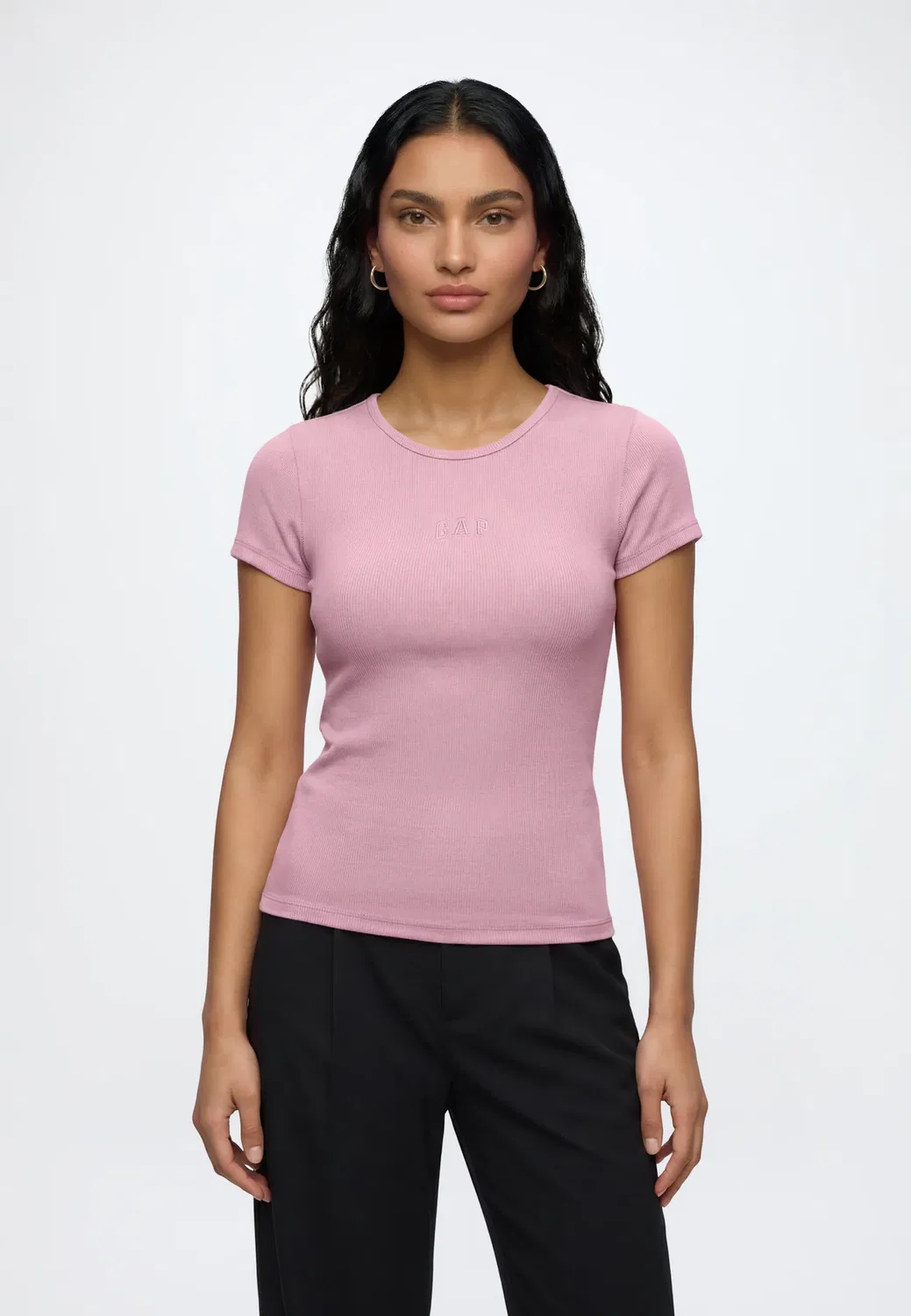 Футболка с логотипом - базовая футболка Gap, Wispy Mauve