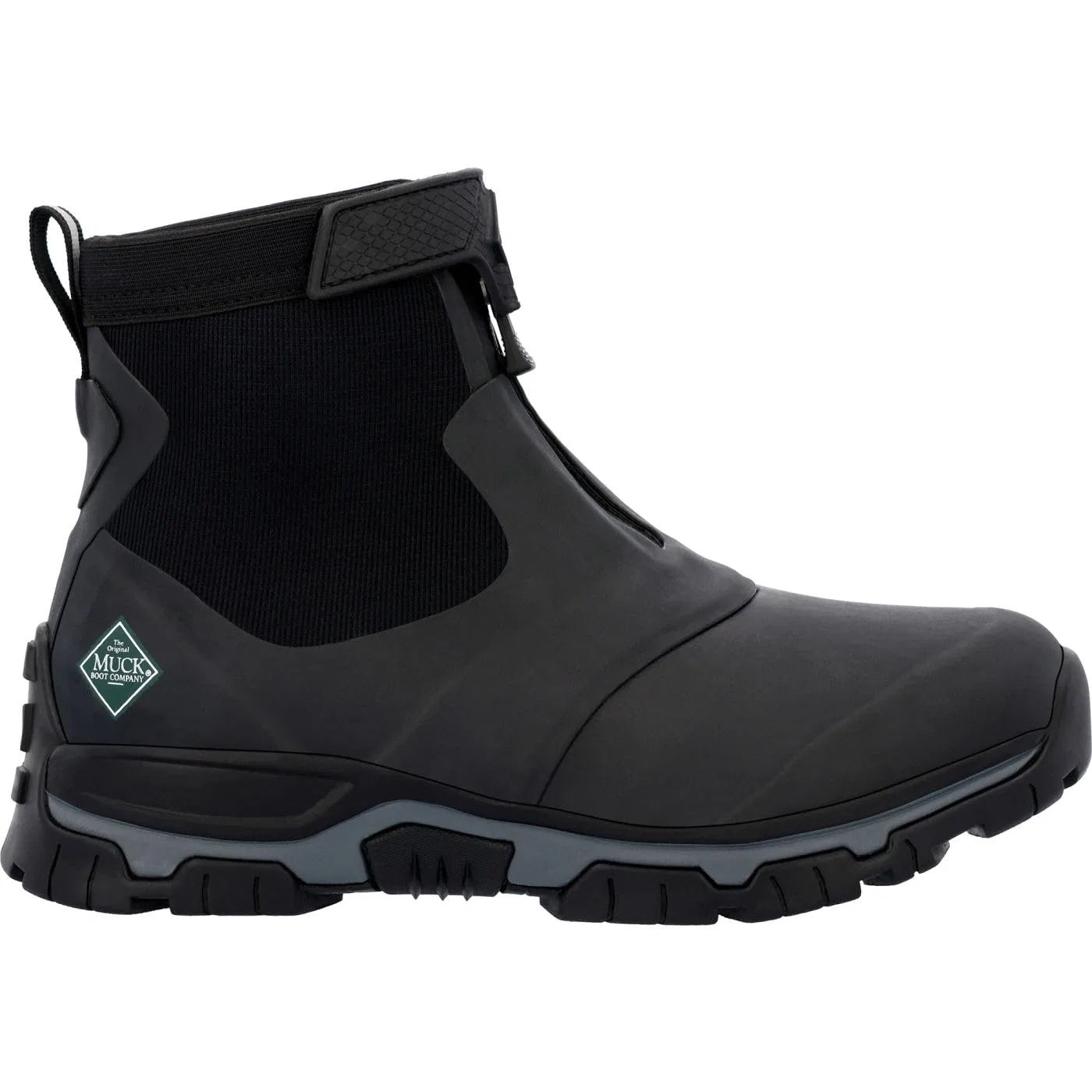Детские резиновые сапоги для мужчин и женщин Apex Mid Zip Muck Boots, Black Dark Shadow