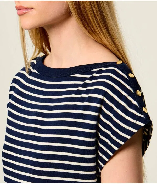Женская футболка Regular Fit Tommy Hilfiger, Blu Marino — фото 4