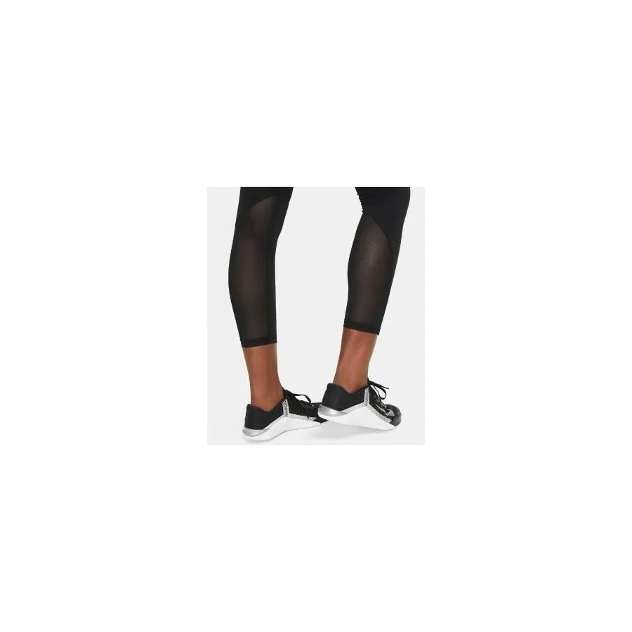 Женские леггинсы для тренировок Nike One Mid-Rise 7/8, Черный — фото 4