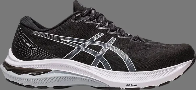 

Кроссовки wmns gt 2000 11 d wide 'black white' Asics, черный