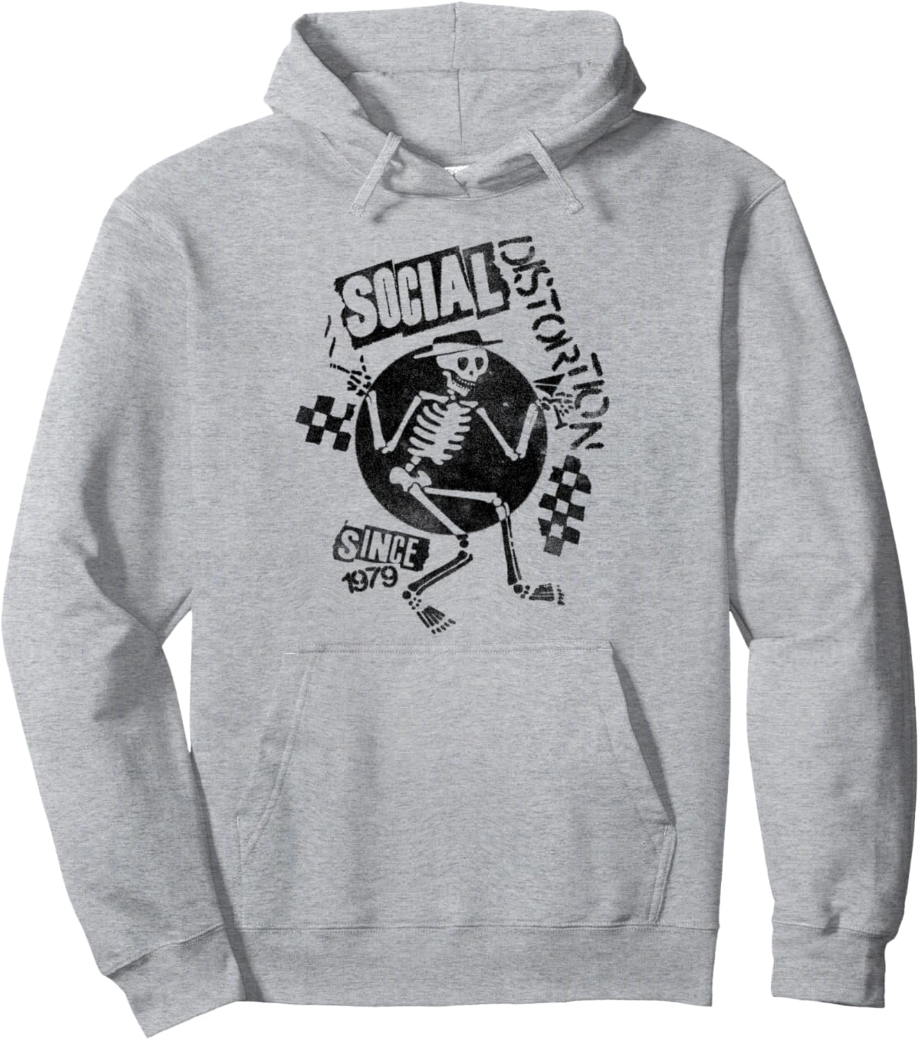 

Официальная толстовка Social Distortion Black Space Kelly, серая