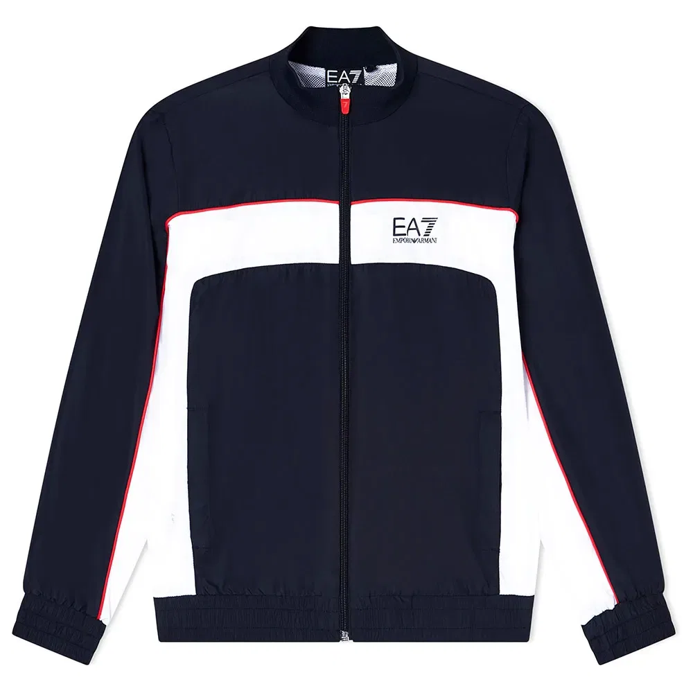 Детский спортивный костюм с полной застежкой-молнией EA7 EMPORIO ARMANI, Blue — фото 3