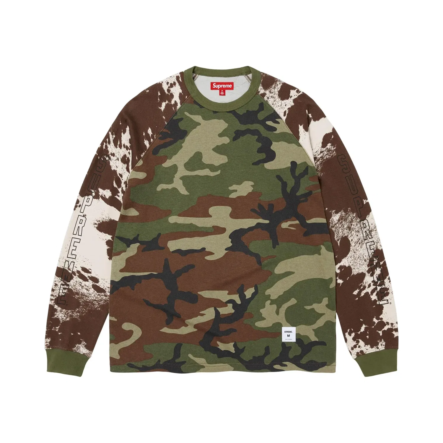 Лонгслив камуфляж Wildlife Raglan Top Woodland Supreme, Brown