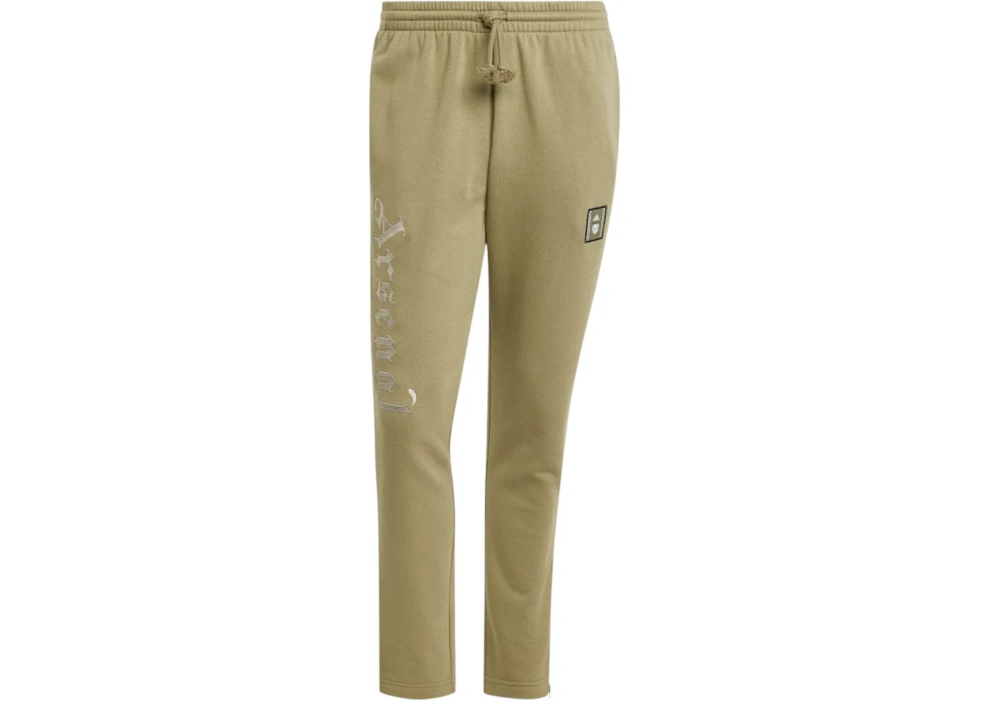 Мужские спортивные штаны из флиса с принтом Adidas Bottoms, Orbit Green