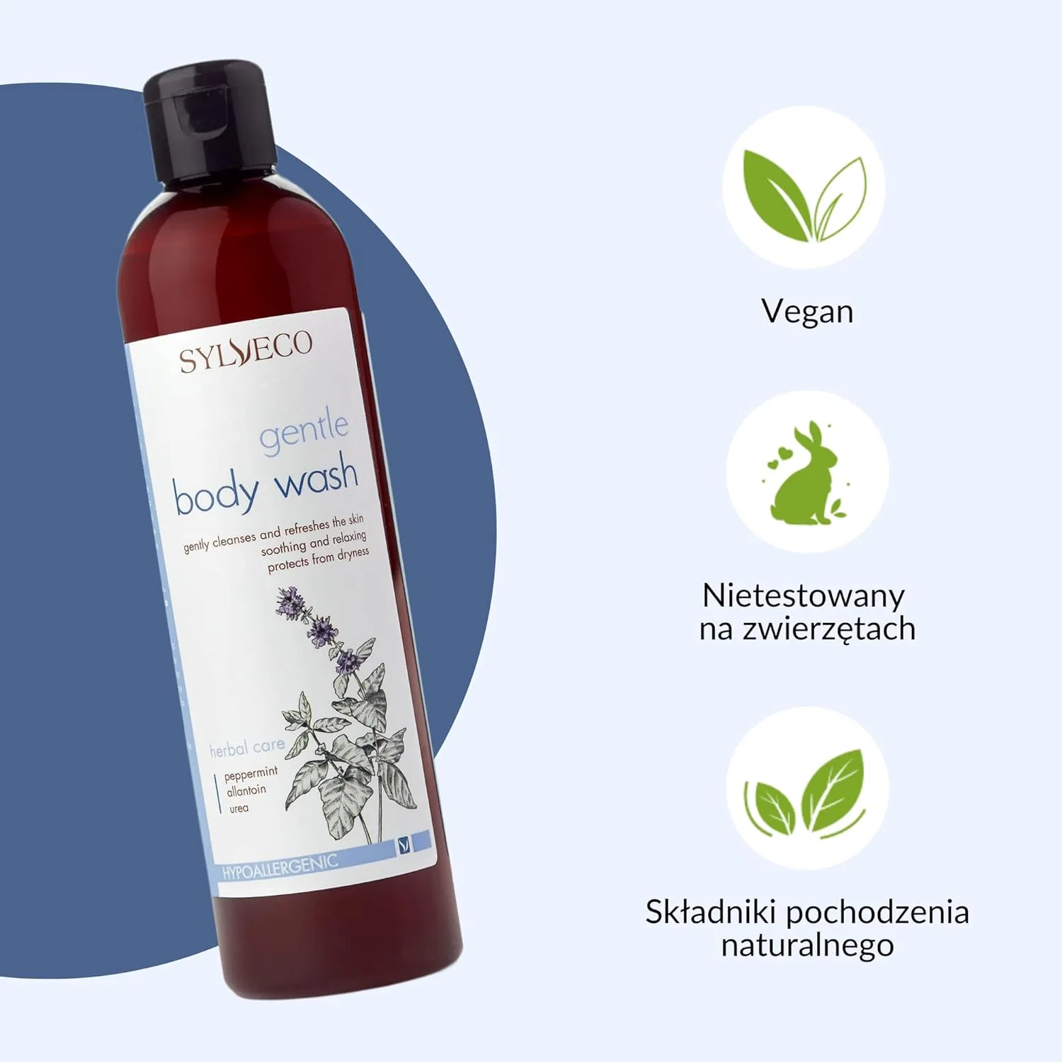 Гель для душа SYLVECO Fine Body Gel, 300 мл, Peppermint — фото 4