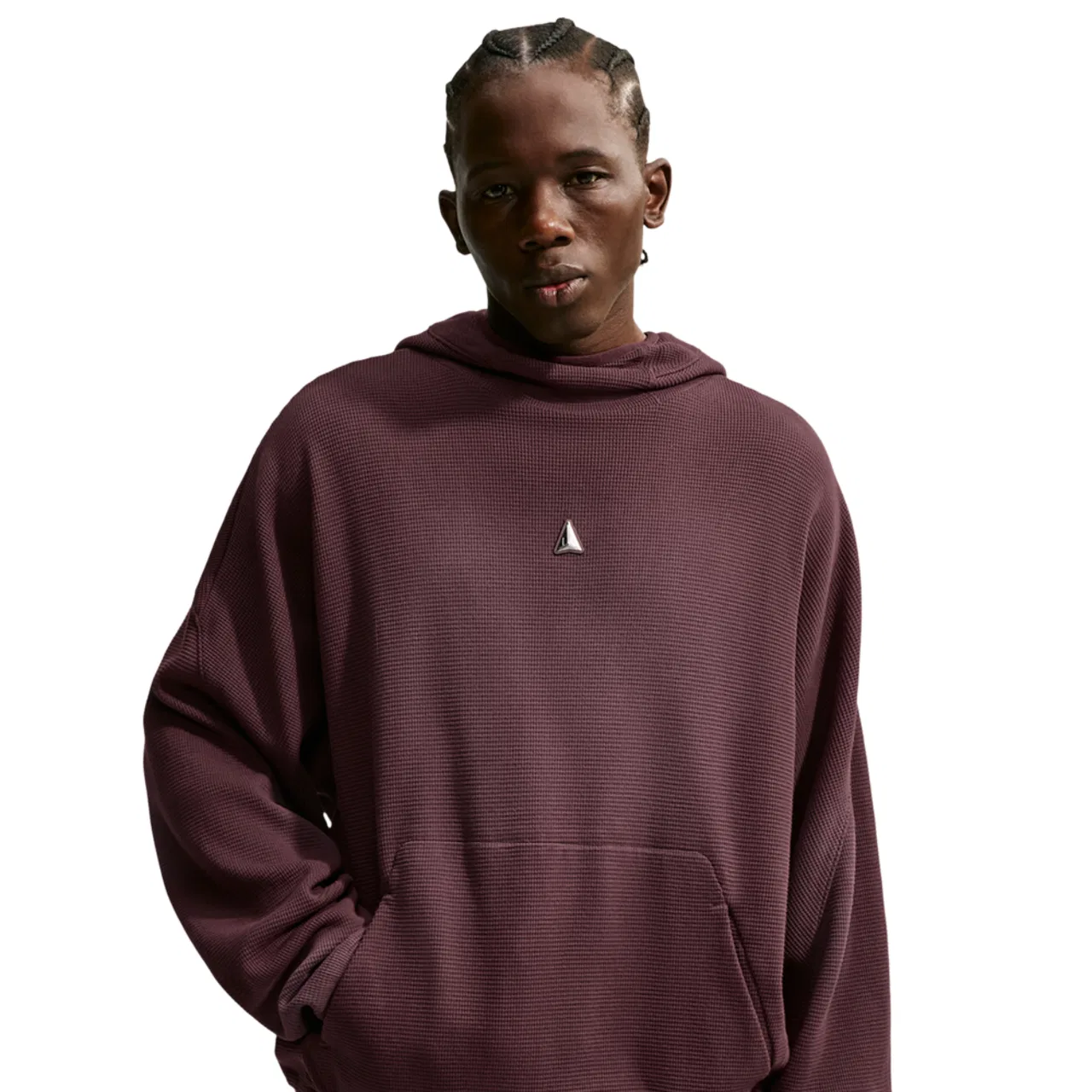 Мужское худи с капюшоном, свободный крой, Nike Ja Pull-Over, Nike, Burgundy Crush