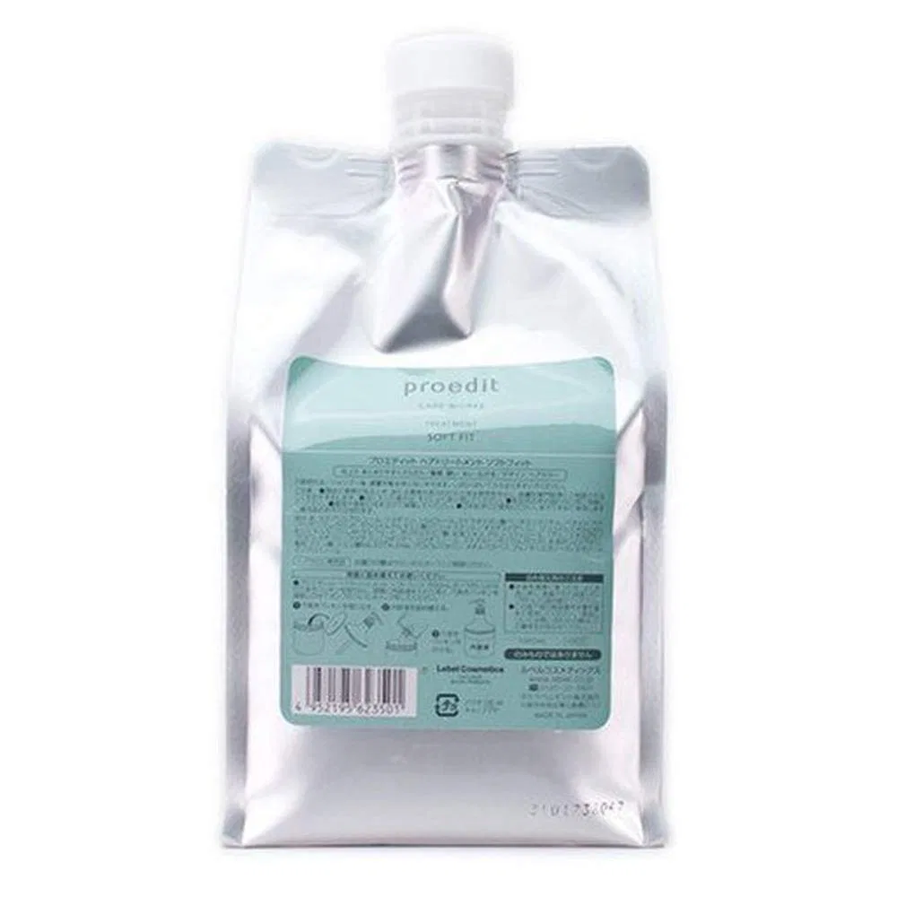 Кондиционер для волос Lebel Proedit Care Works Treatment Soft Fit, 1000 мл, Green Tea