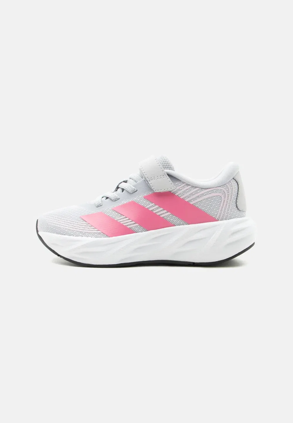 Кроссовки Galaxy 8 EL C унисекс для бега по улицам Adidas Performance, Solid Grey/Pink Fusion/Clear Pink