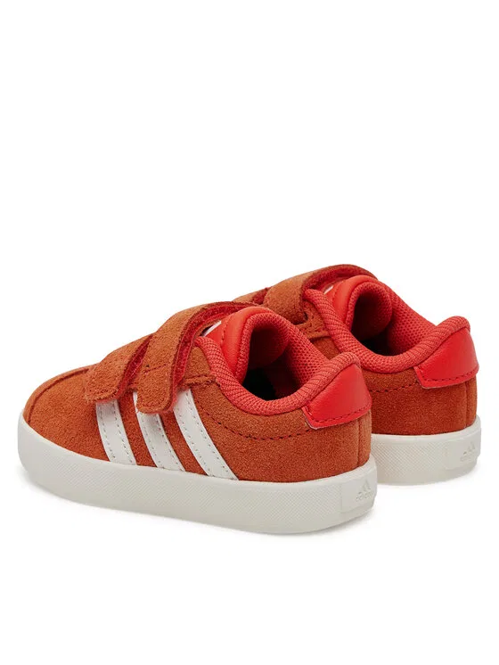 Кроссовки VL Court Adidas, красный — фото 3