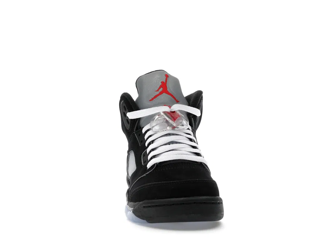 Детские кроссовки Lifestyle с принтом Jordan 5 Retro OG Jordan, Black/White-Metallic Silver-Fire Red — фото 2