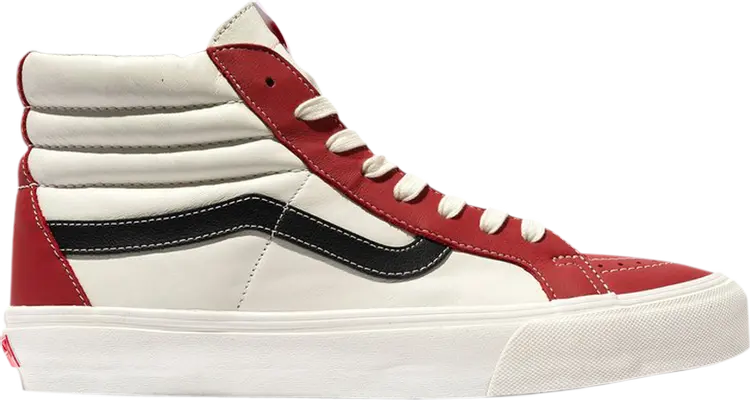 

Кеды Vans Sk8-Hi Reissue VLT LX Chili Pepper Marshmallow, красный