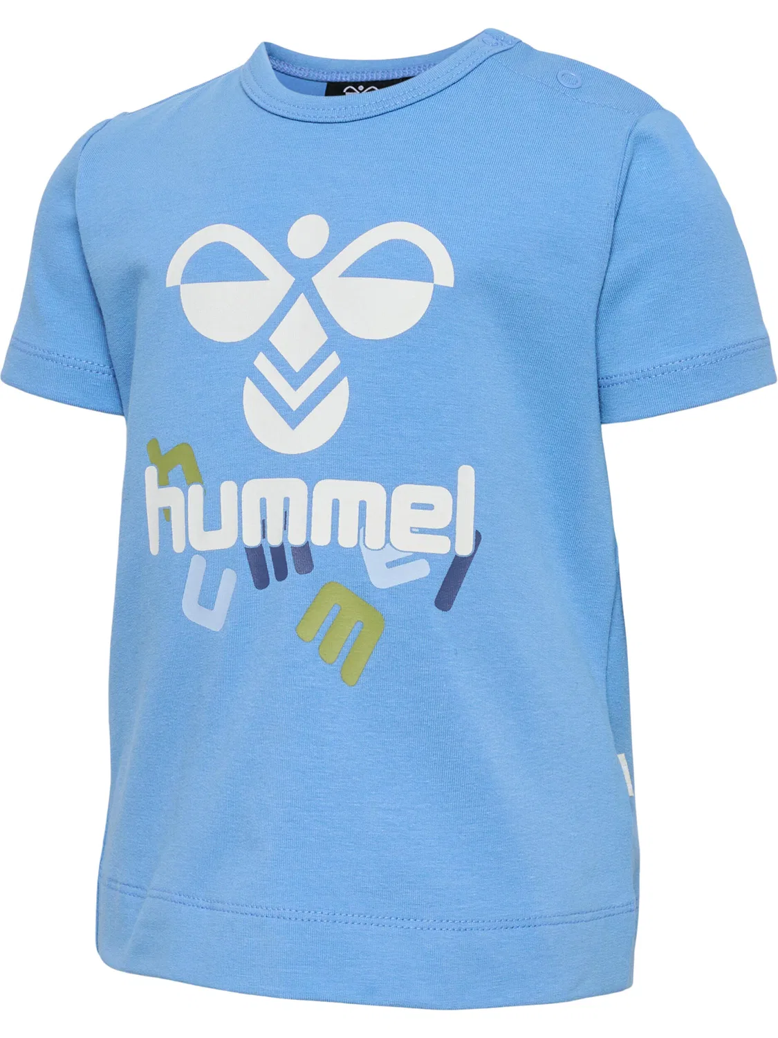 Детская футболка с принтом Hmldream Hummel, Wolkiges Blau Lagunenblau Hellblau