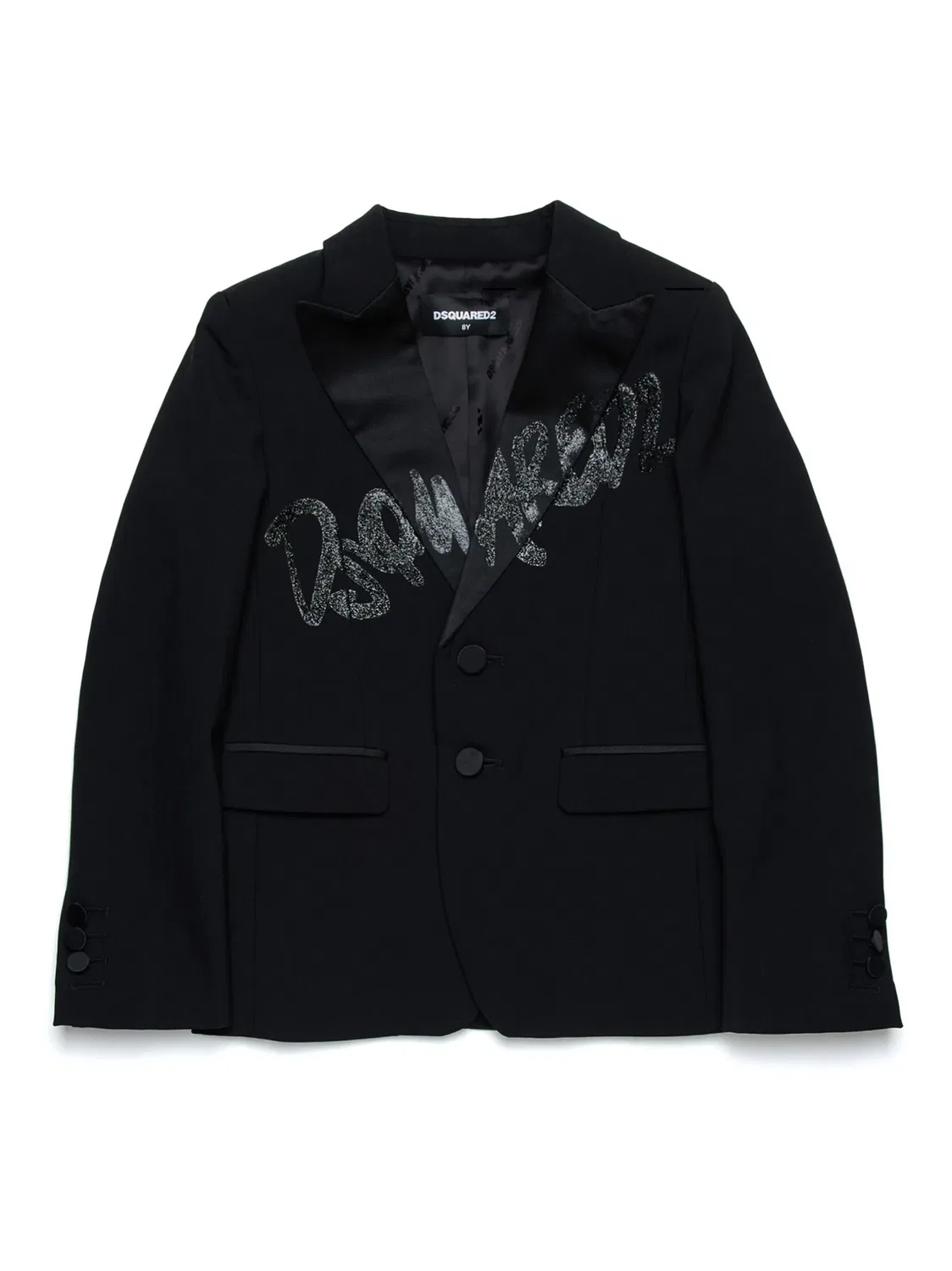 Блейзер с логотипом DSQUARED2, черный
