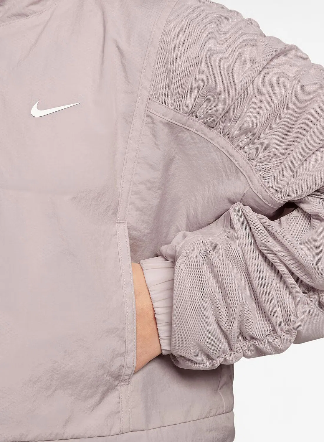 Куртка оверсайз с водоотталкивающей отделкой NSW Woven Dance Nike, фиолетовый — фото 3