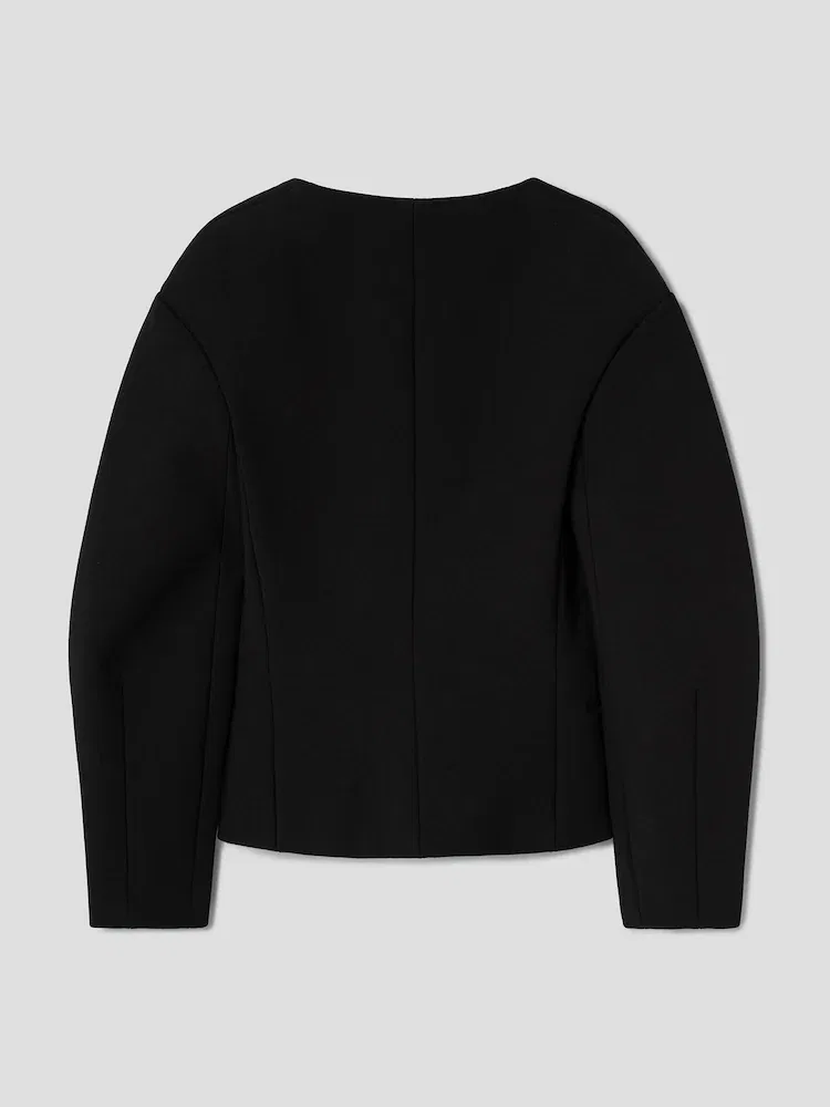 Жакет овальный силуэт La Veste Cardigan Ovalo JACQUEMUS, Black — фото 2