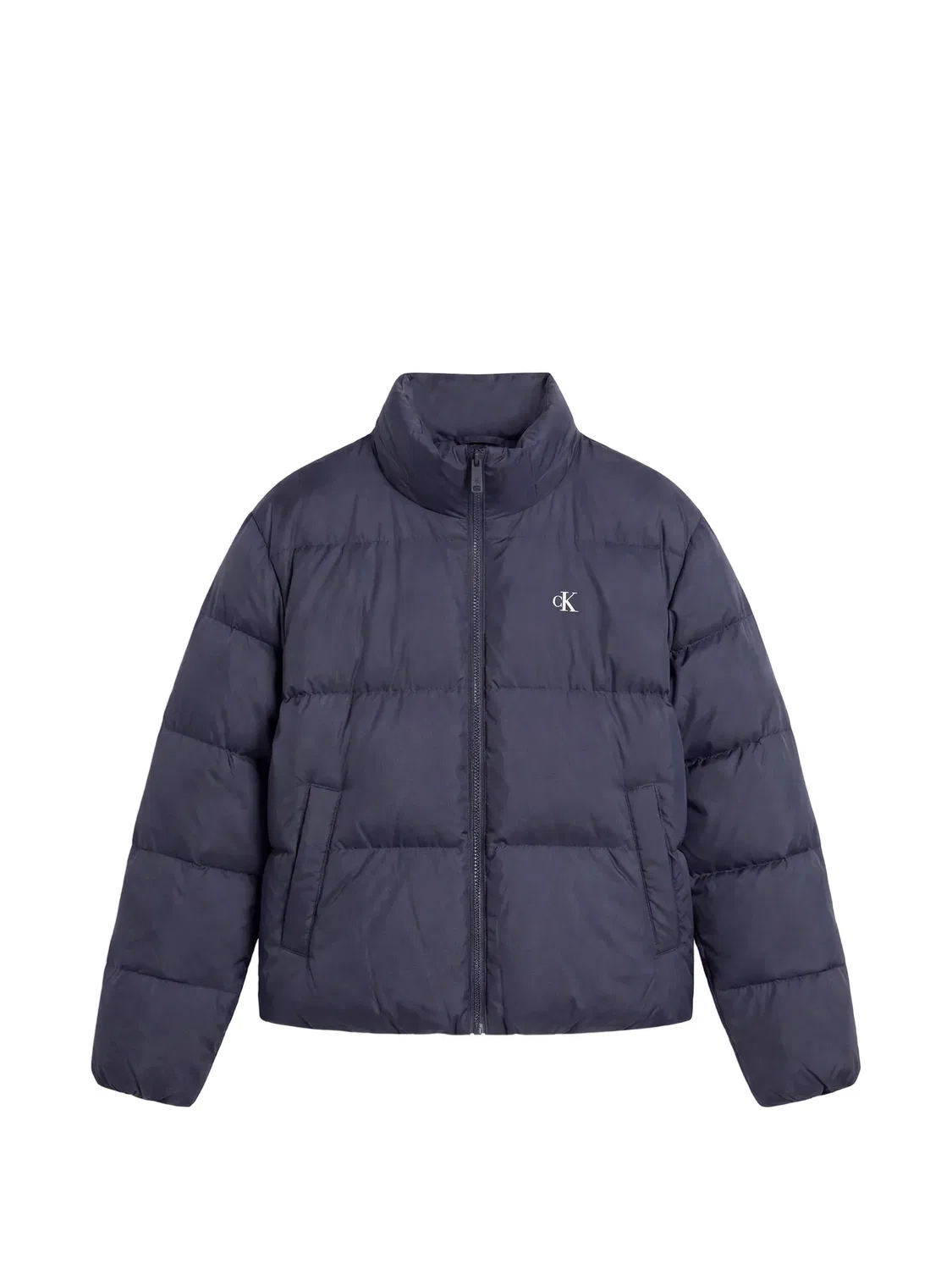 Пуховик с капюшоном Calvin Klein, синий