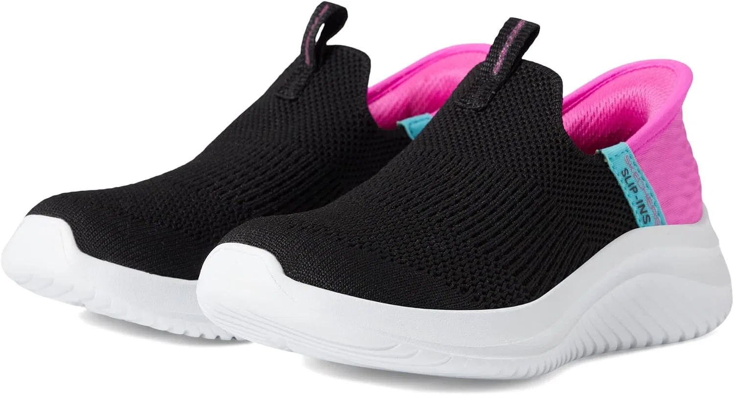Детские кроссовки для девочек Ultra Flex 3.0 Skechers, Black/Pink