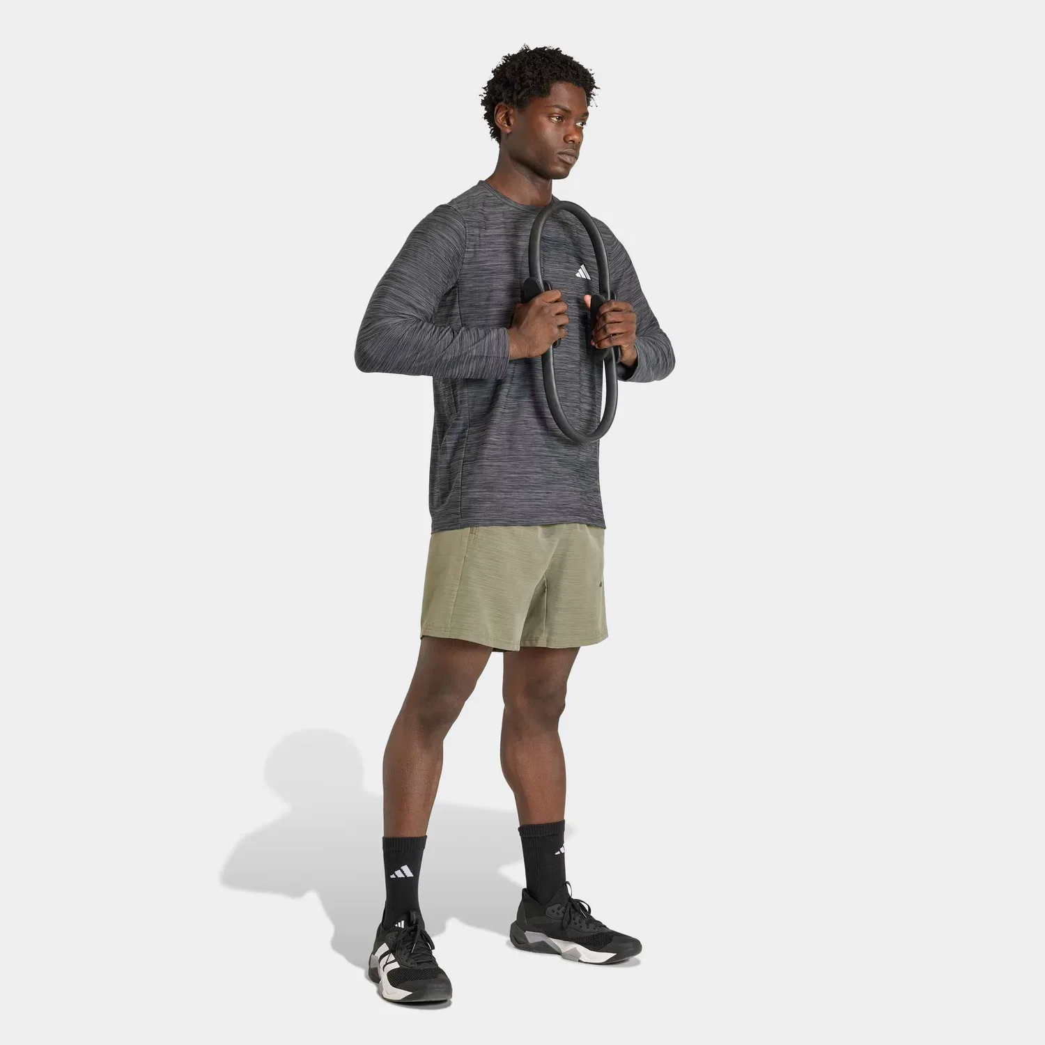 Спортивные шорты Adidas Performance Regular, зеленый — фото 2