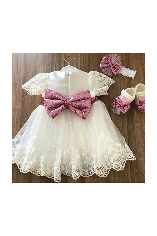 Детский комплект для девочек сатиновый Mevlüt Set Pugi Baby, Multicolor