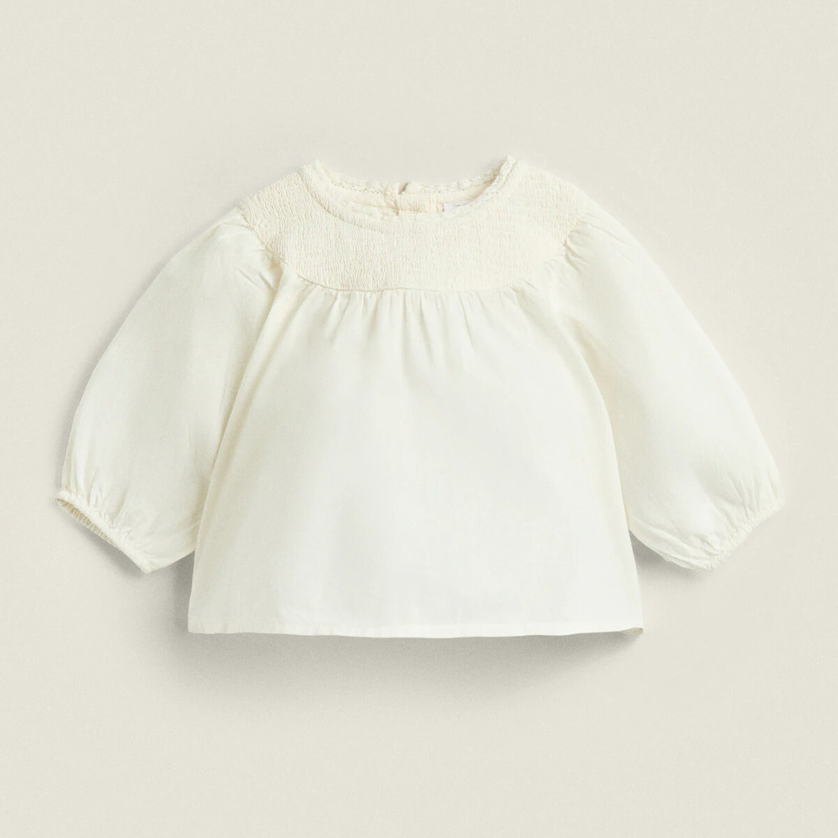 

Детская рубашка Zara Home, кремовый