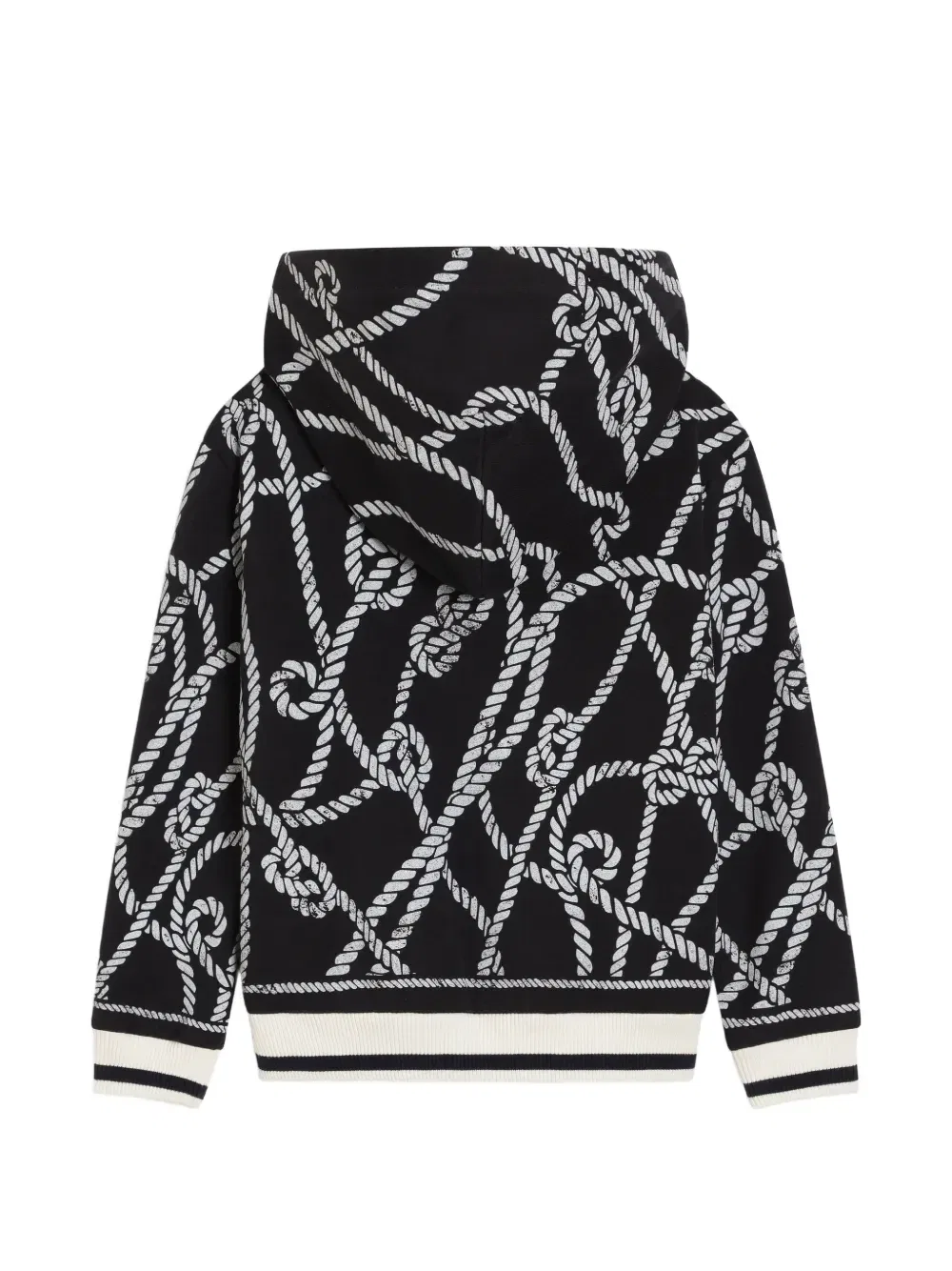 Хлопковая толстовка с принтом «Марина» Dolce & Gabbana Kids, черный — фото 2