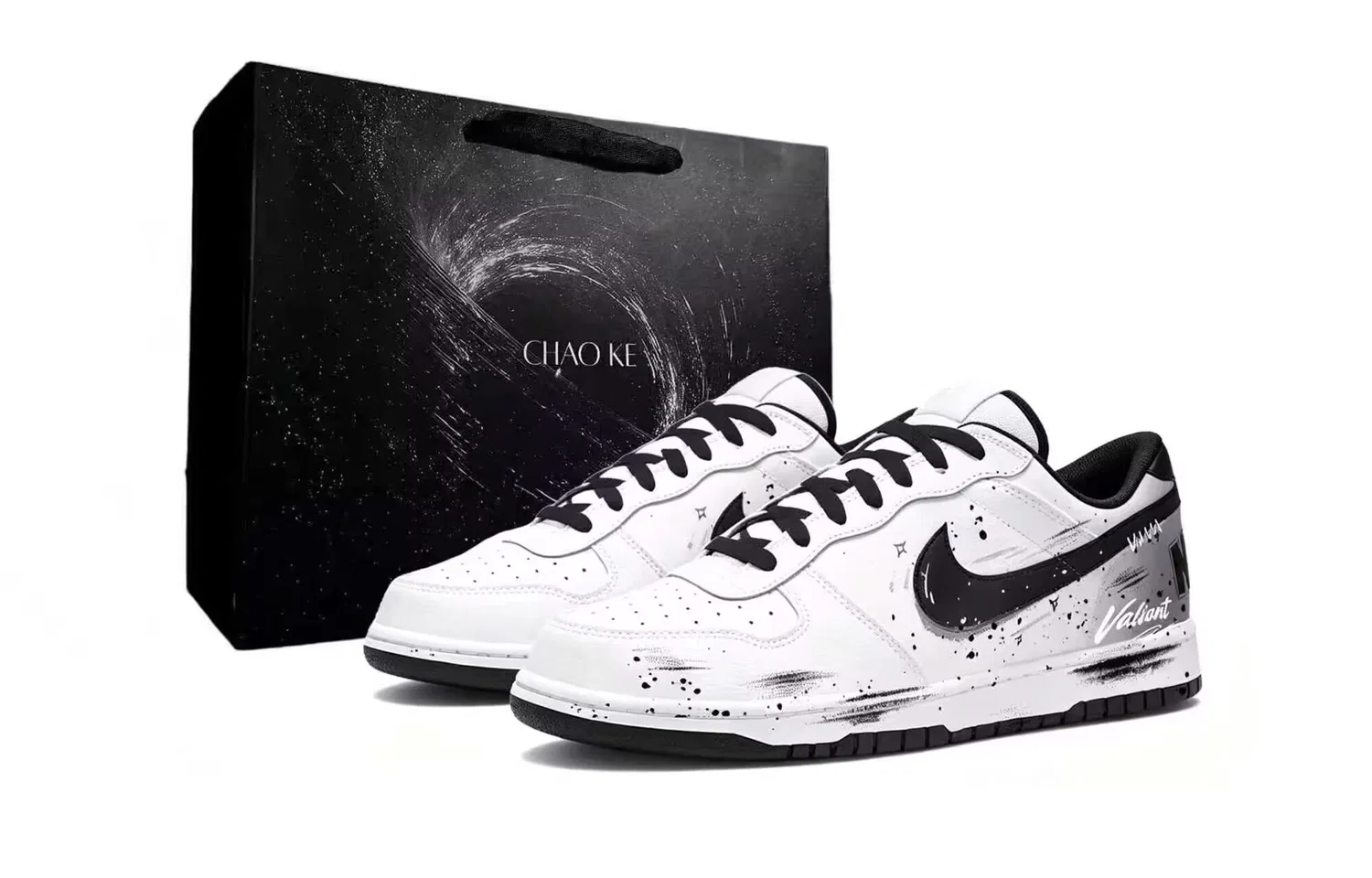 Детские кеды низкие Nike Big Skateboard Shoes, Белый