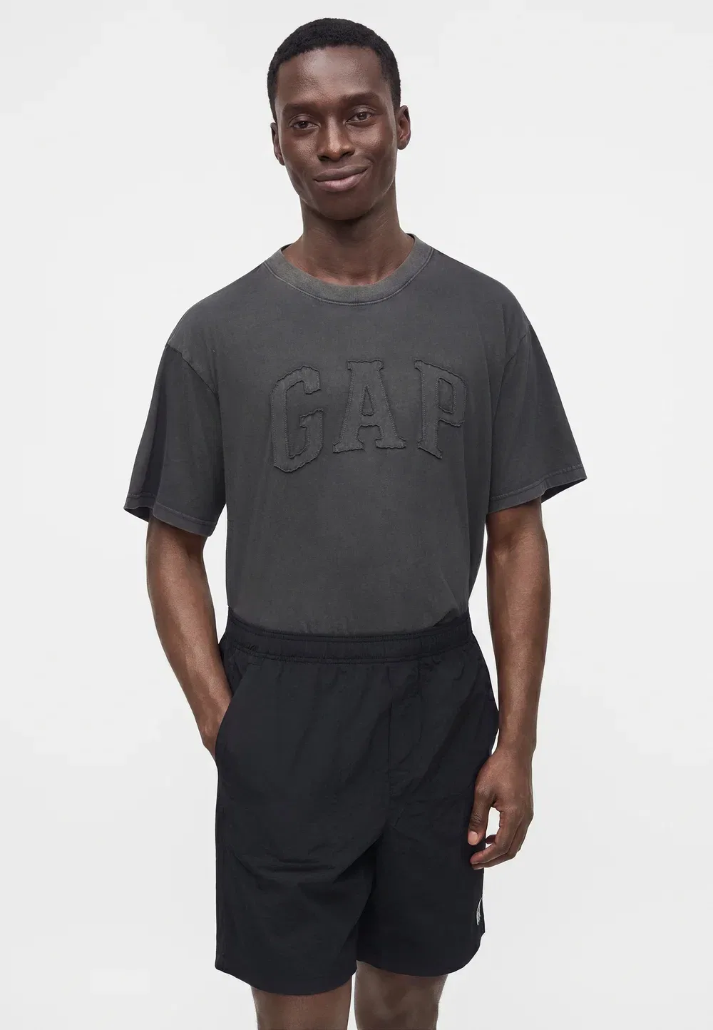 Шорты с логотипом Gap, Black — фото 4