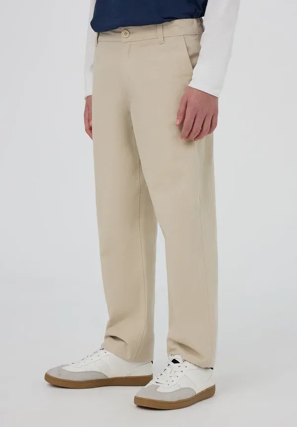 Брюки из денима, Chinos Terranova, Cream, кремовый — фото 2
