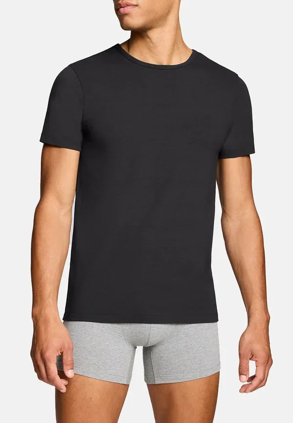 Футболка Levi'S Herren 6-er Pack мужская Herren Unterhemd Rund-Ausschnitt - майка, черный