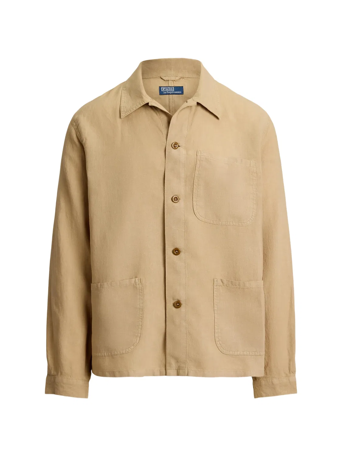Куртка-рубашка из льна Polo Ralph Lauren, нейтральные
