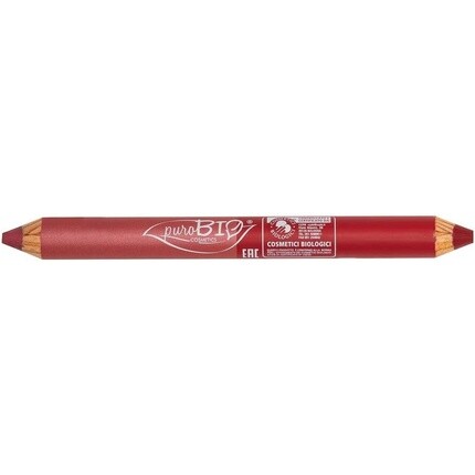 

Duo-Day And Night Lip Pencil Губная помада Кораллово-Розовый и Вишневый Красный, Purobio