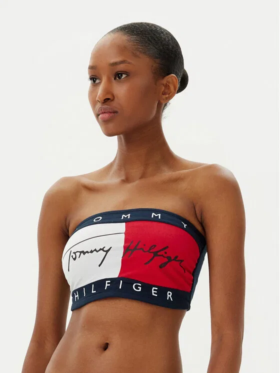 Бесшовный бюстгальтер Tommy Hilfiger, темно-синий