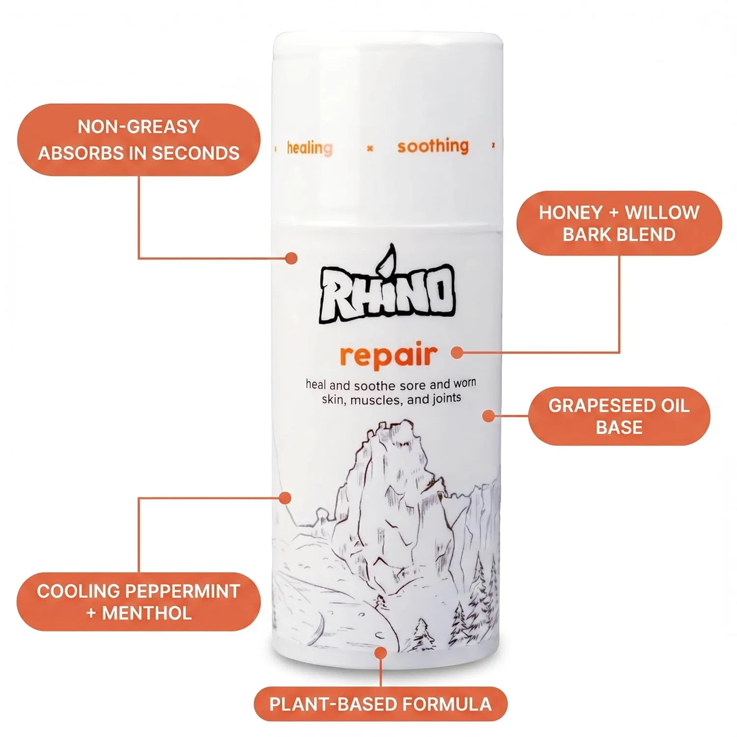 Крем для восстановления кожи Rhino Skin Solutions, 473 мл — фото 2