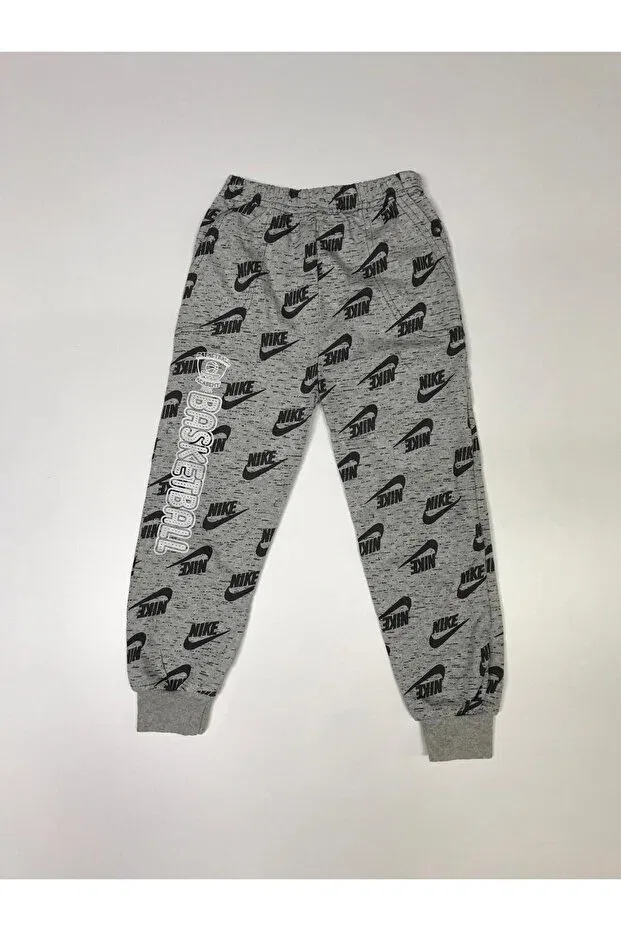 Детские спортивные штаны для мальчиков с принтом Baby Slon Kids Clup, Gri-Nike
