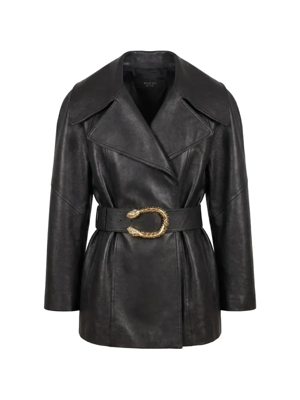 Кожаная куртка «Дионис» Gucci, черный