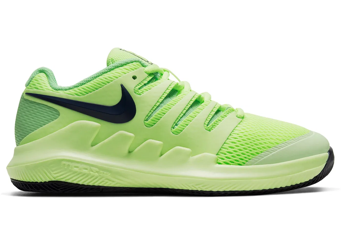 Детские кроссовки для тенниса Nike Court Zoom Vapor X, Ghost Green/Barely Volt/Aphid Green/Blackened Blue