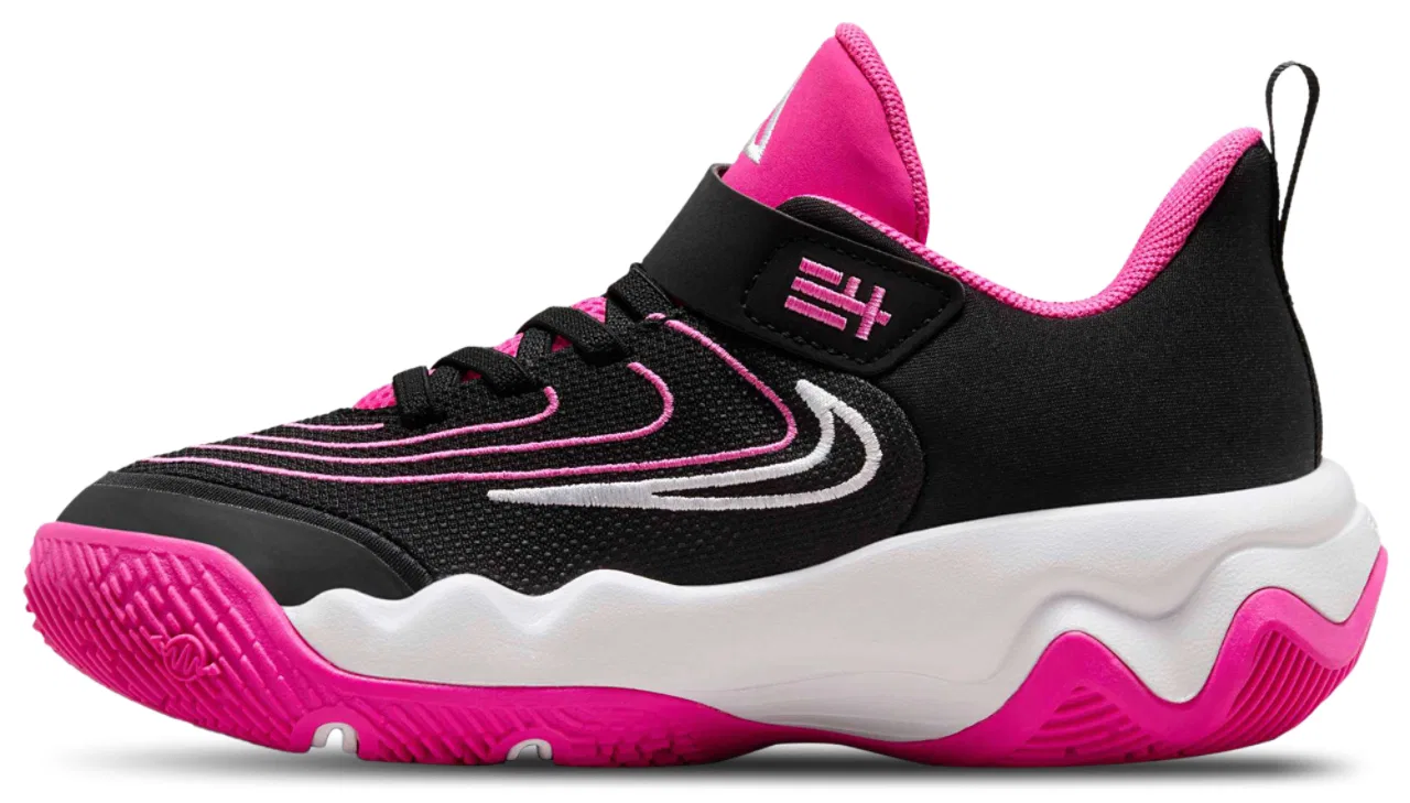 Кроссовки для мальчиков Giannis Immortality 4 Nike, цвет White/Laser Fuchsia/Black — фото 2